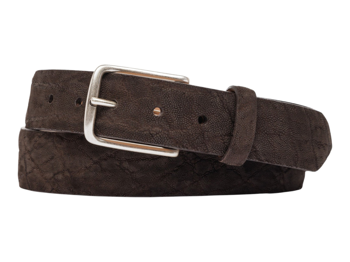 Elephant Belt with Antique Silver Buckle