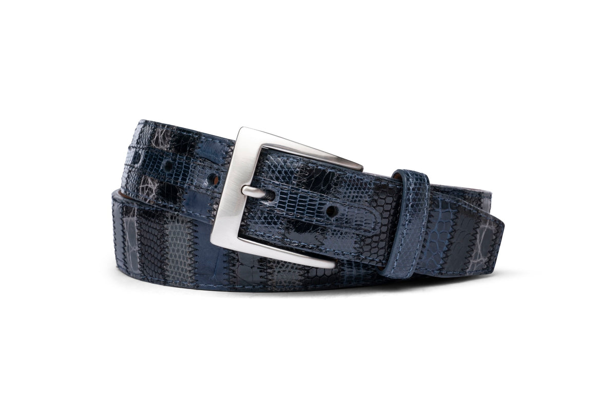 Alligator & Lizard Patchwork Belt