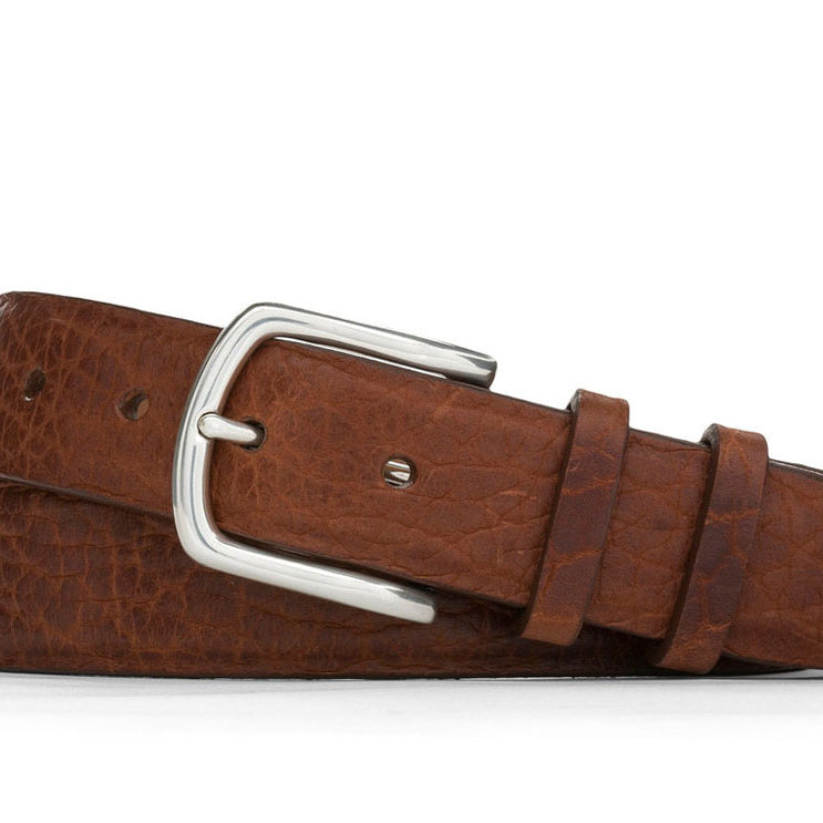 Tucson American Bison Belt with Nickel Buckle
