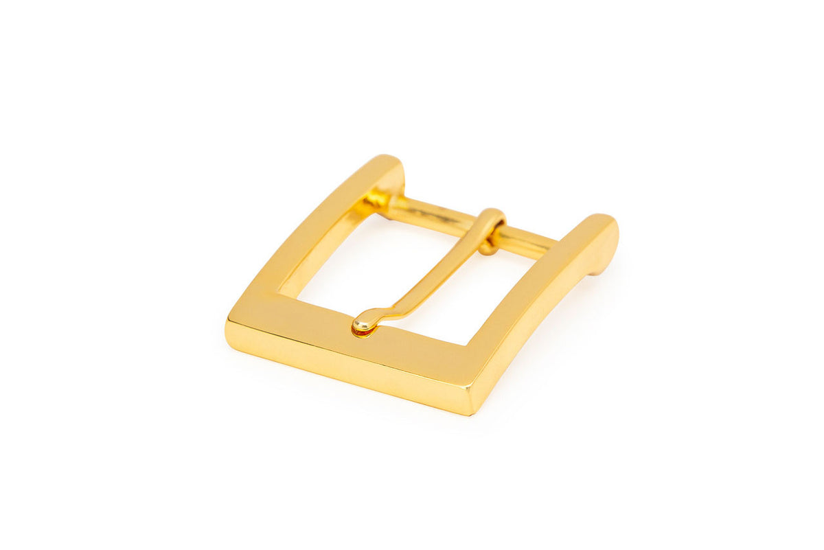 Square Shiny Gold Buckle