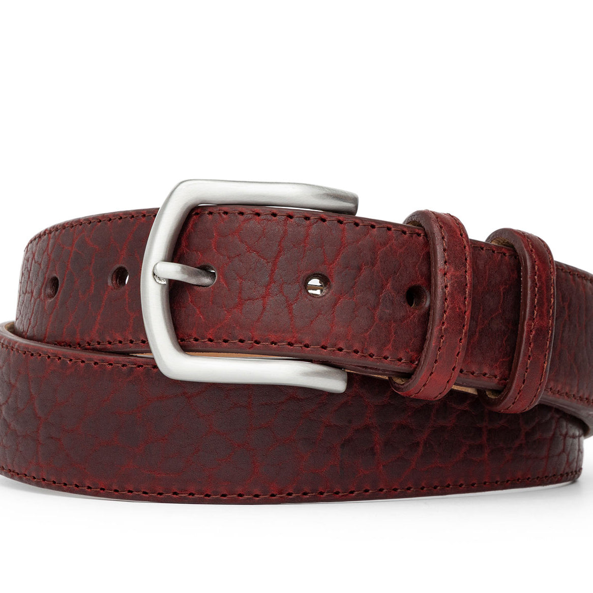 Tucson American Bison Belt with Nickel Buckle