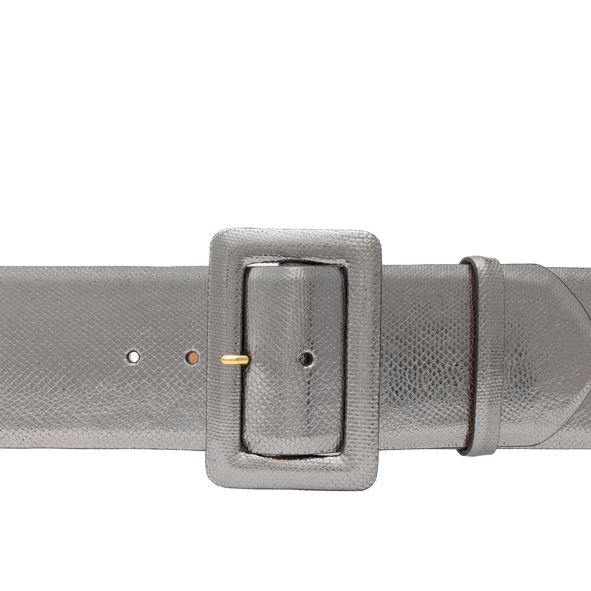Wide Karung Belt with Covered Buckle