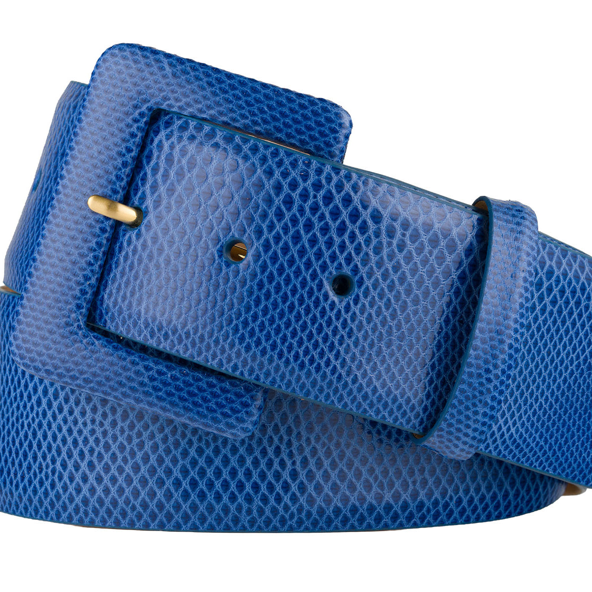 Wide Karung Belt with Covered Buckle