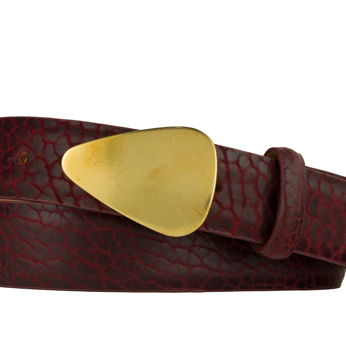 Tucson Bison Belt with Solid Brass Buckle