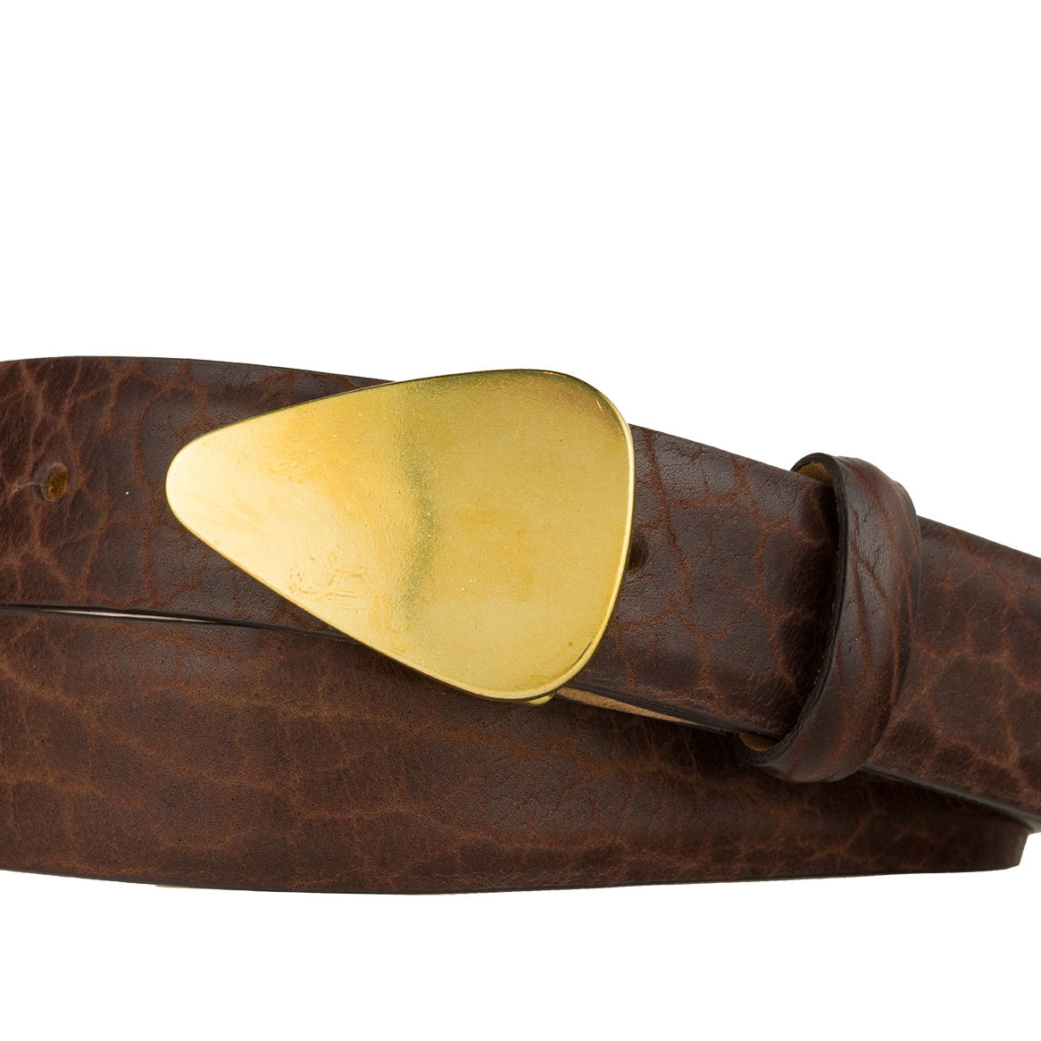 Tucson Bison Belt with Solid Brass Buckle