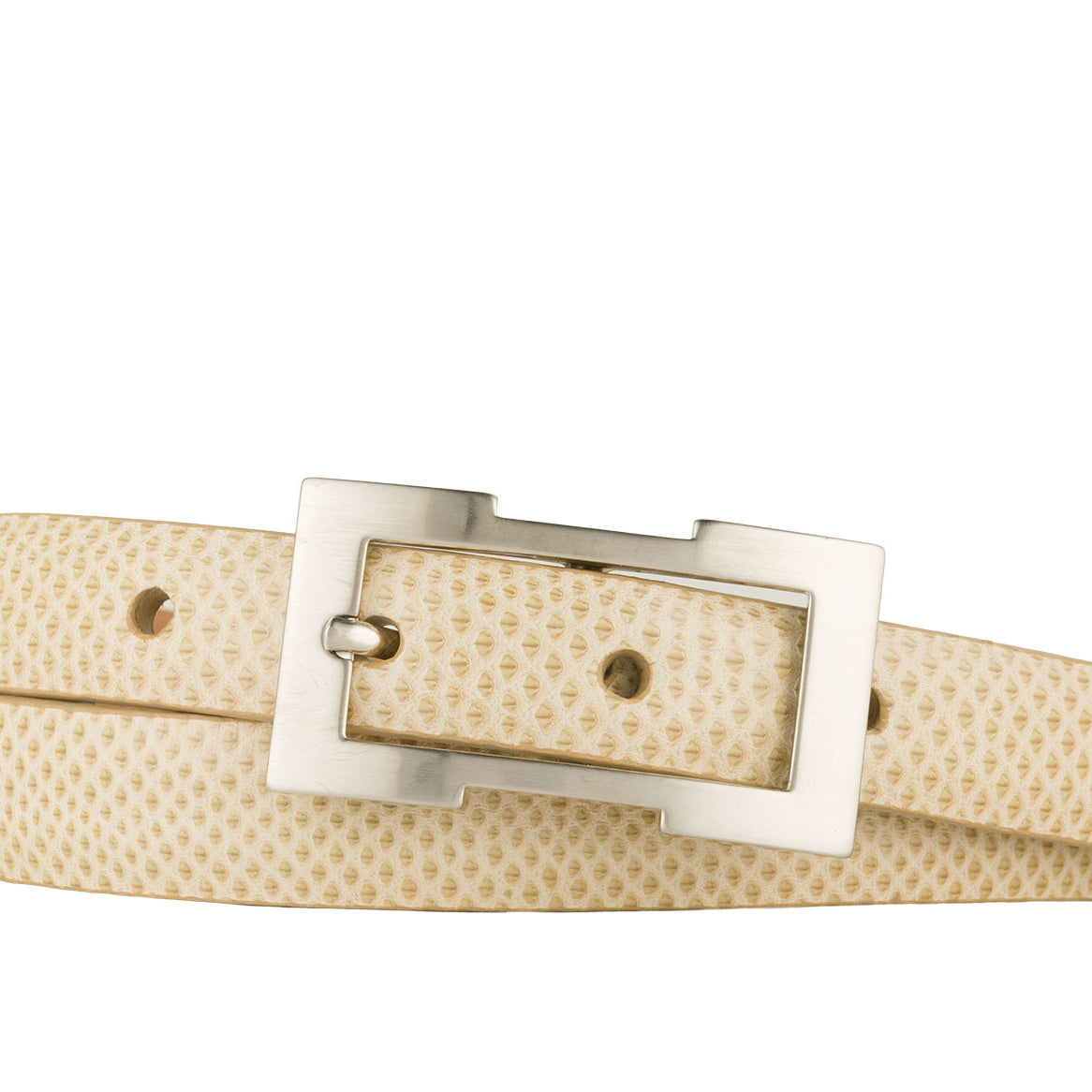 Karung Belt with Brushed Nickel Buckle