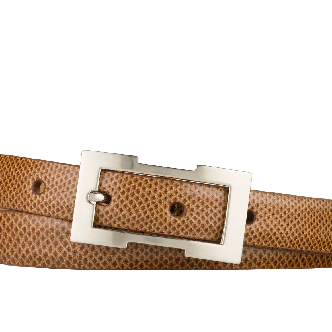 Karung Belt with Brushed Nickel Buckle