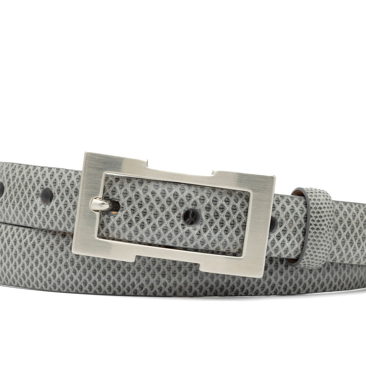 Karung Belt with Brushed Nickel Buckle