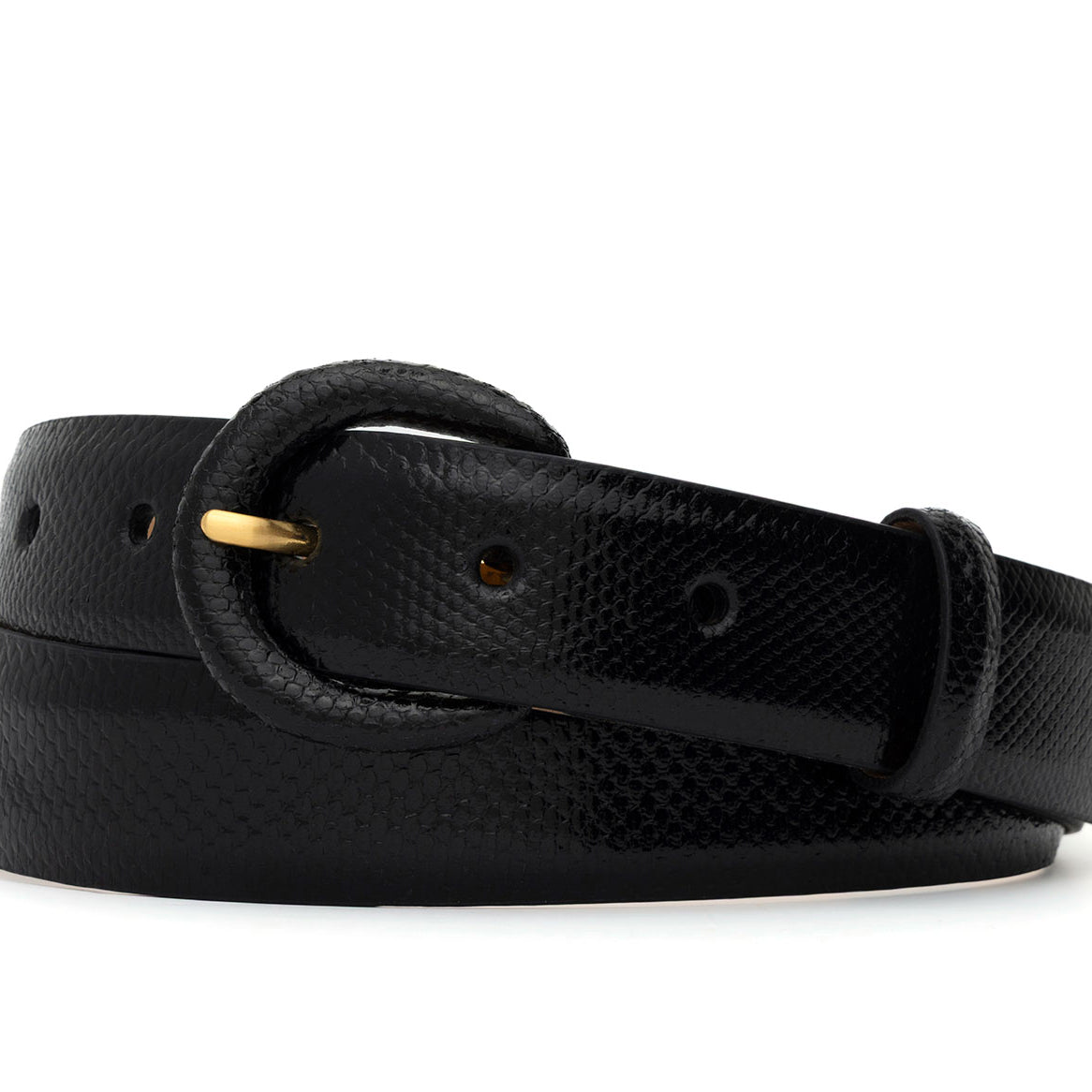 Karung Belt with Covered Crescent Buckle