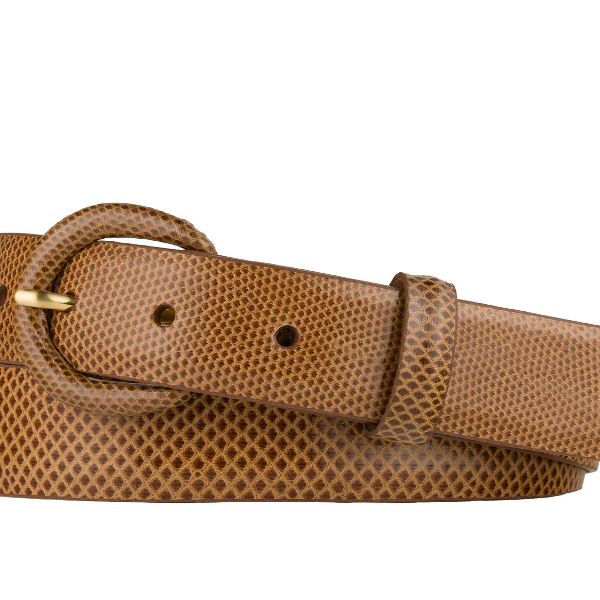 Karung Belt with Covered Crescent Buckle