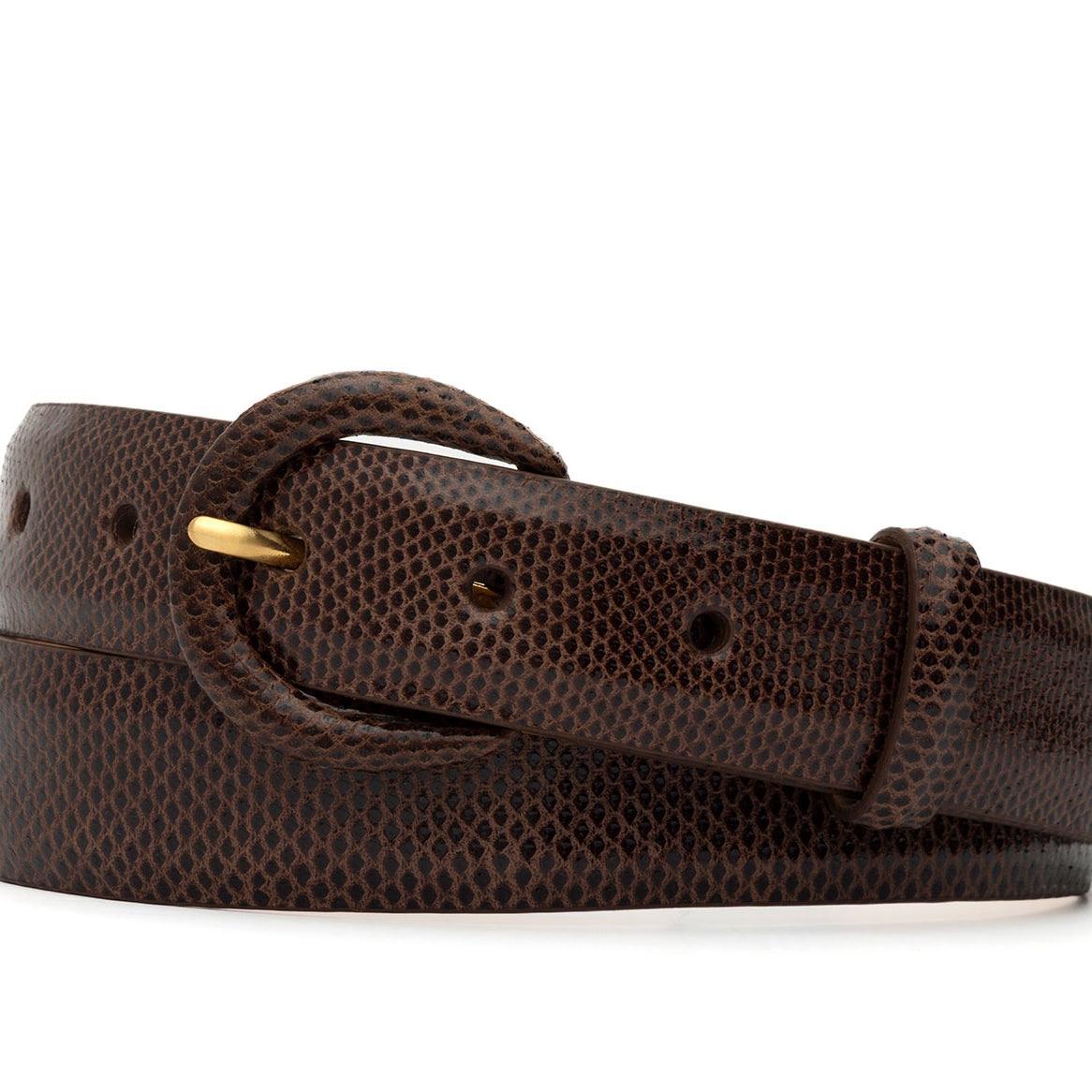 Karung Belt with Covered Crescent Buckle