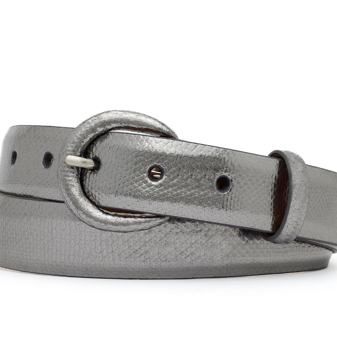 Karung Belt with Covered Crescent Buckle