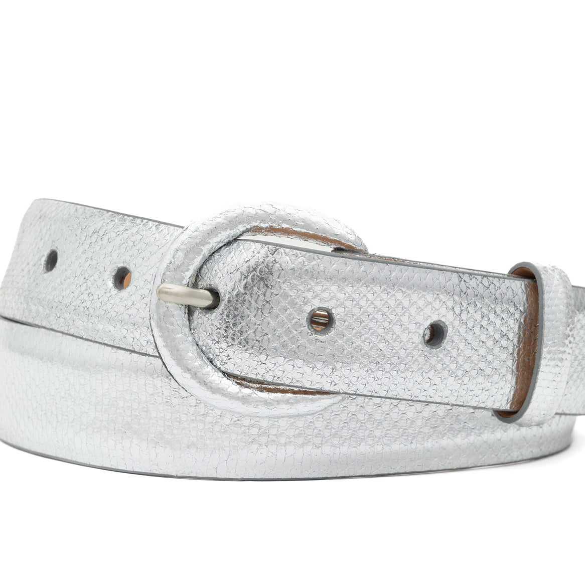 Karung Belt with Covered Crescent Buckle