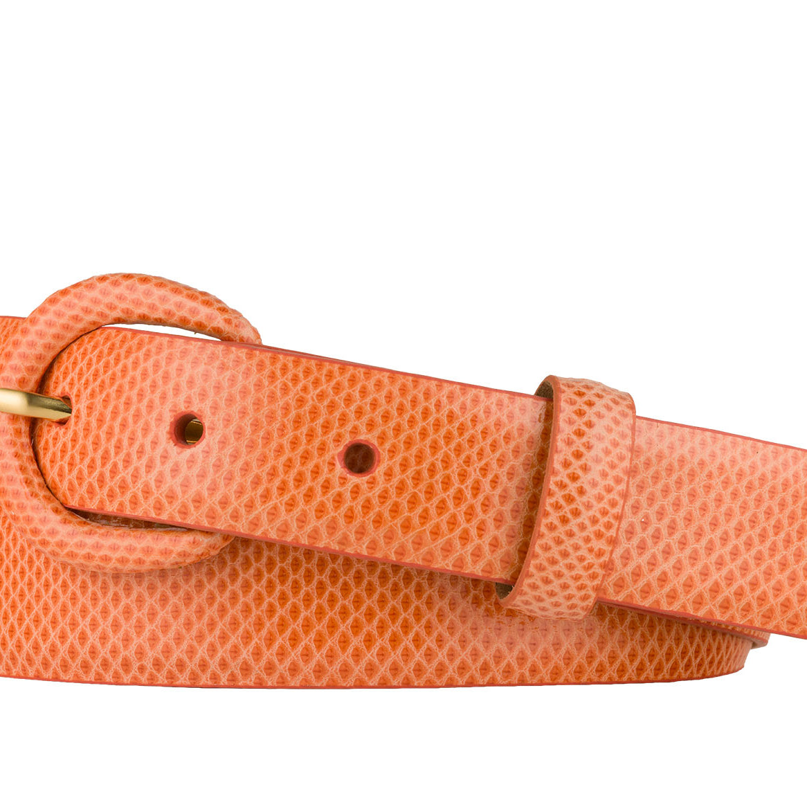 Karung Belt with Covered Crescent Buckle