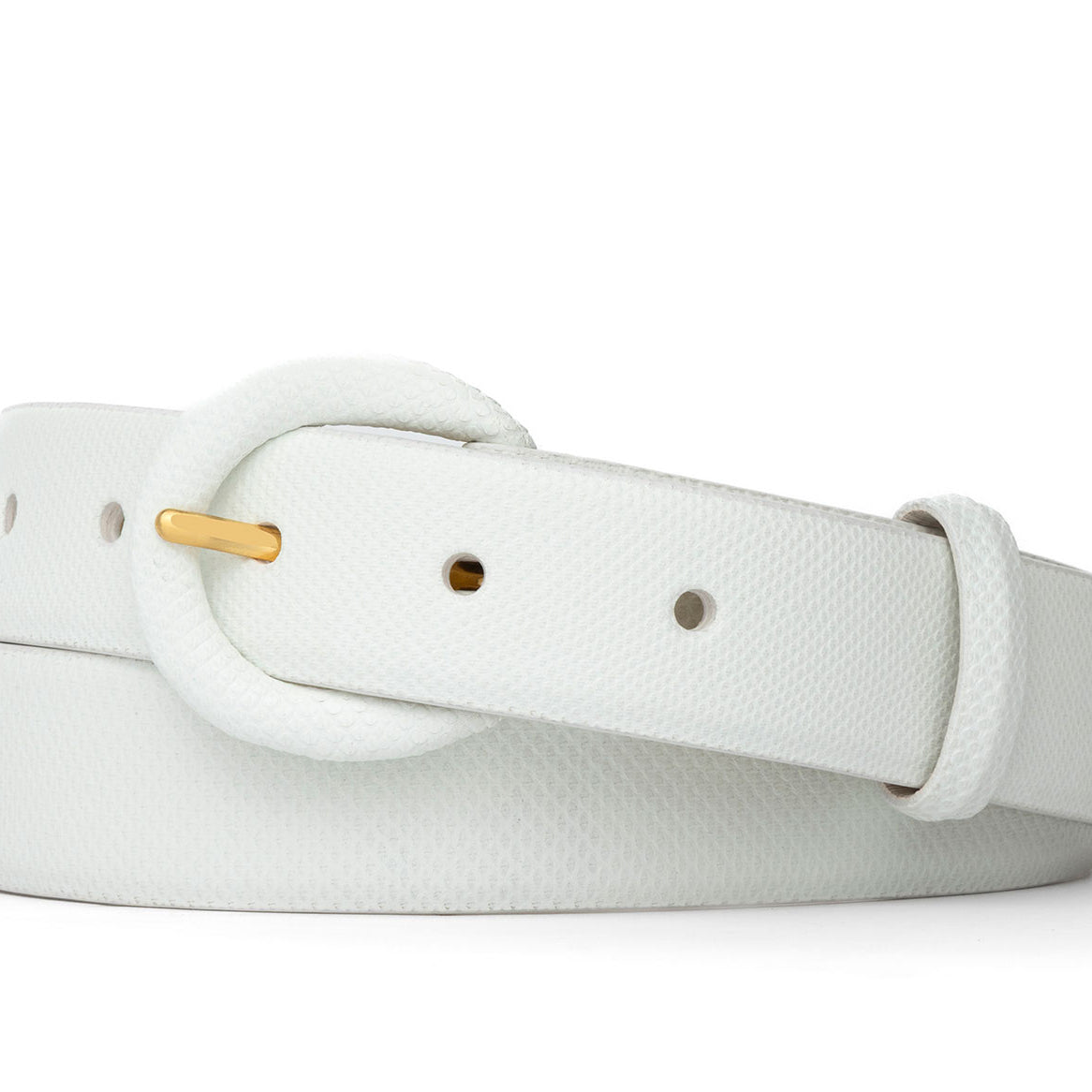 Karung Belt with Covered Crescent Buckle