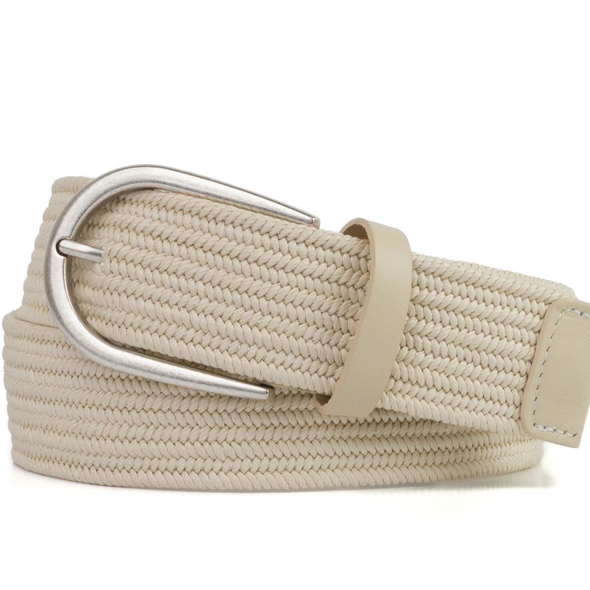 Stretch Belt with Gold or Antique Silver Buckle