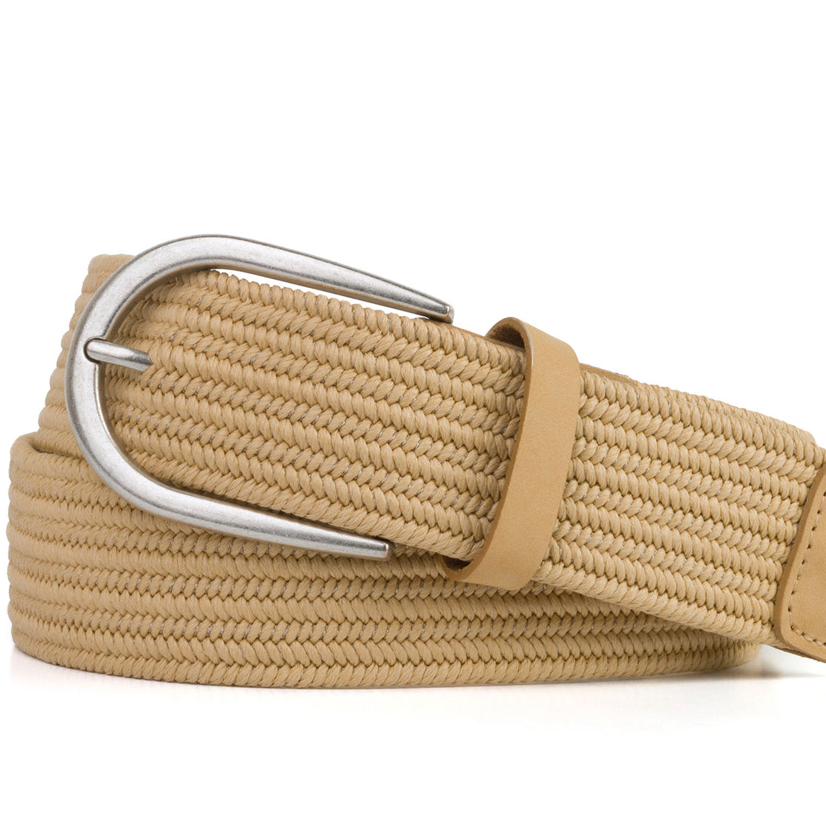 Stretch Belt with Gold or Antique Silver Buckle