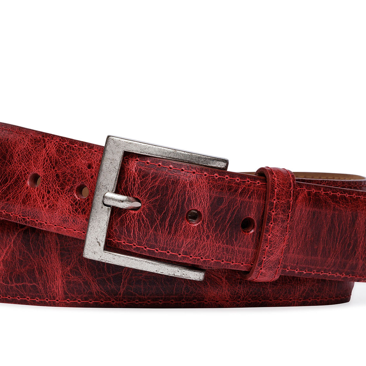 Lonestar Calf Belt with Antique Nickel Buckle
