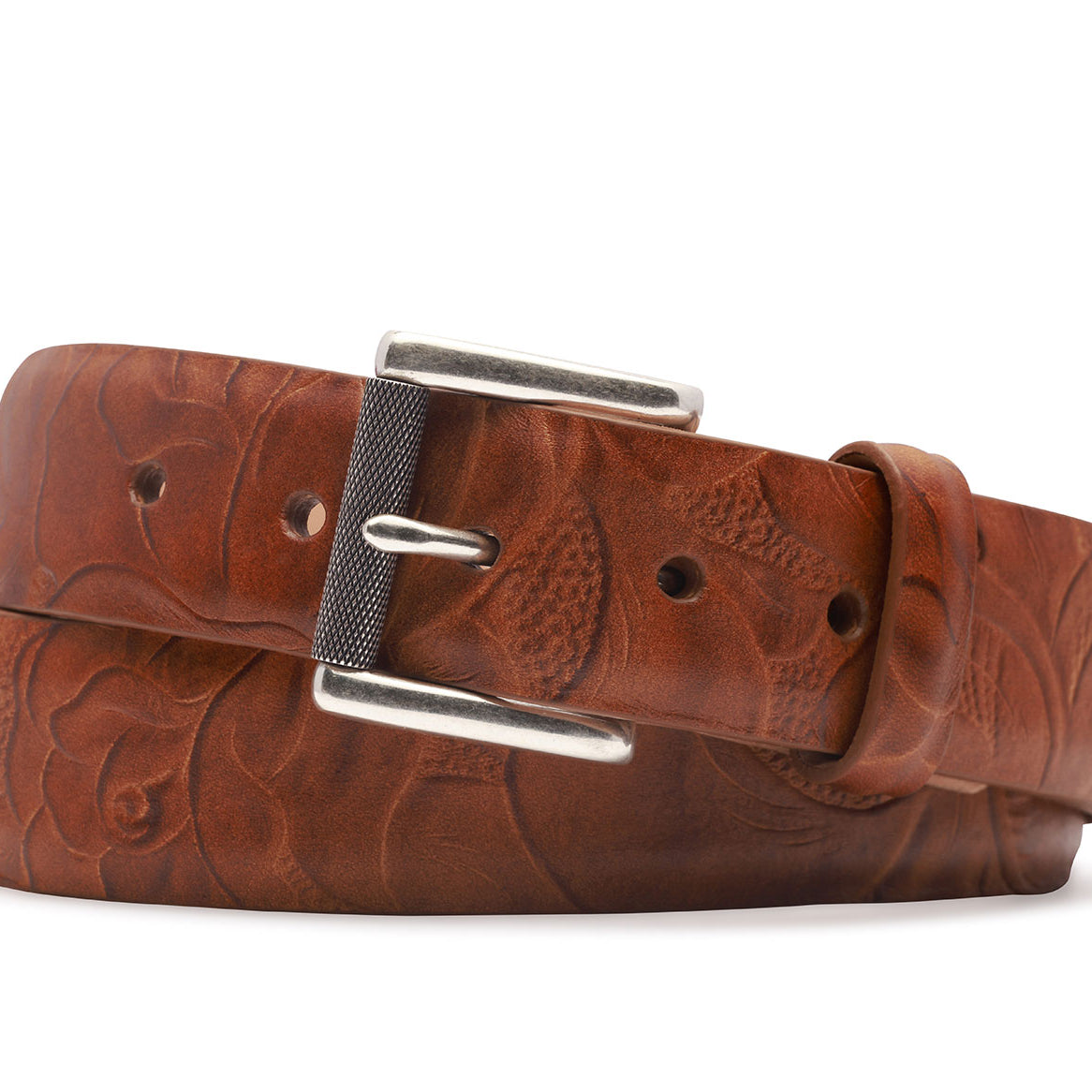 Moab Calf Belf with Antique Silver Buckle