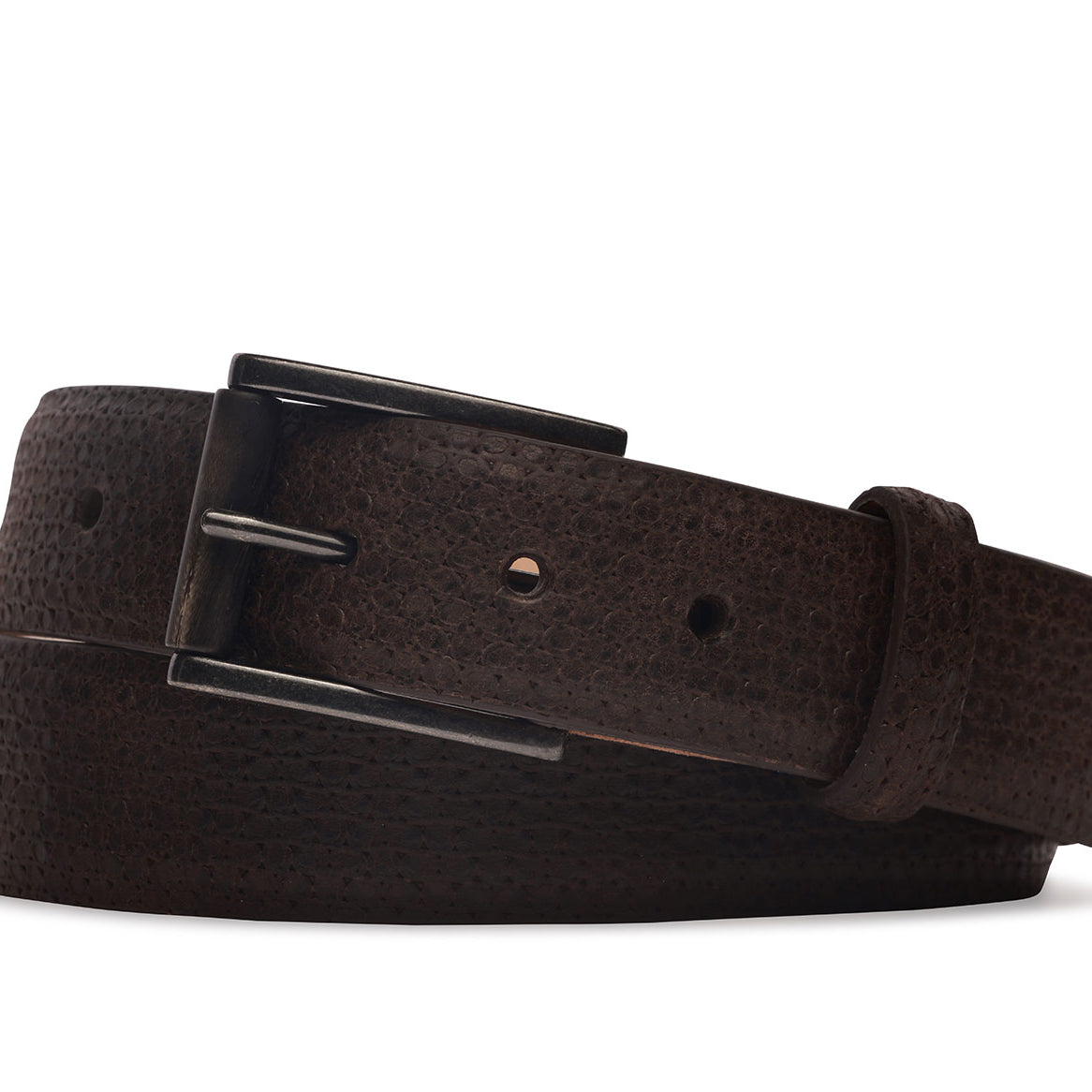 Blue Eyes Belt with Antique Nickel Buckle