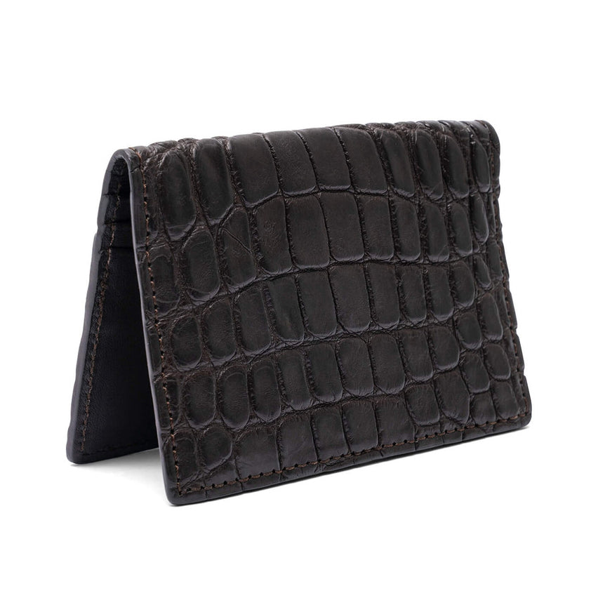 Matte Alligator Credit Card ID Case