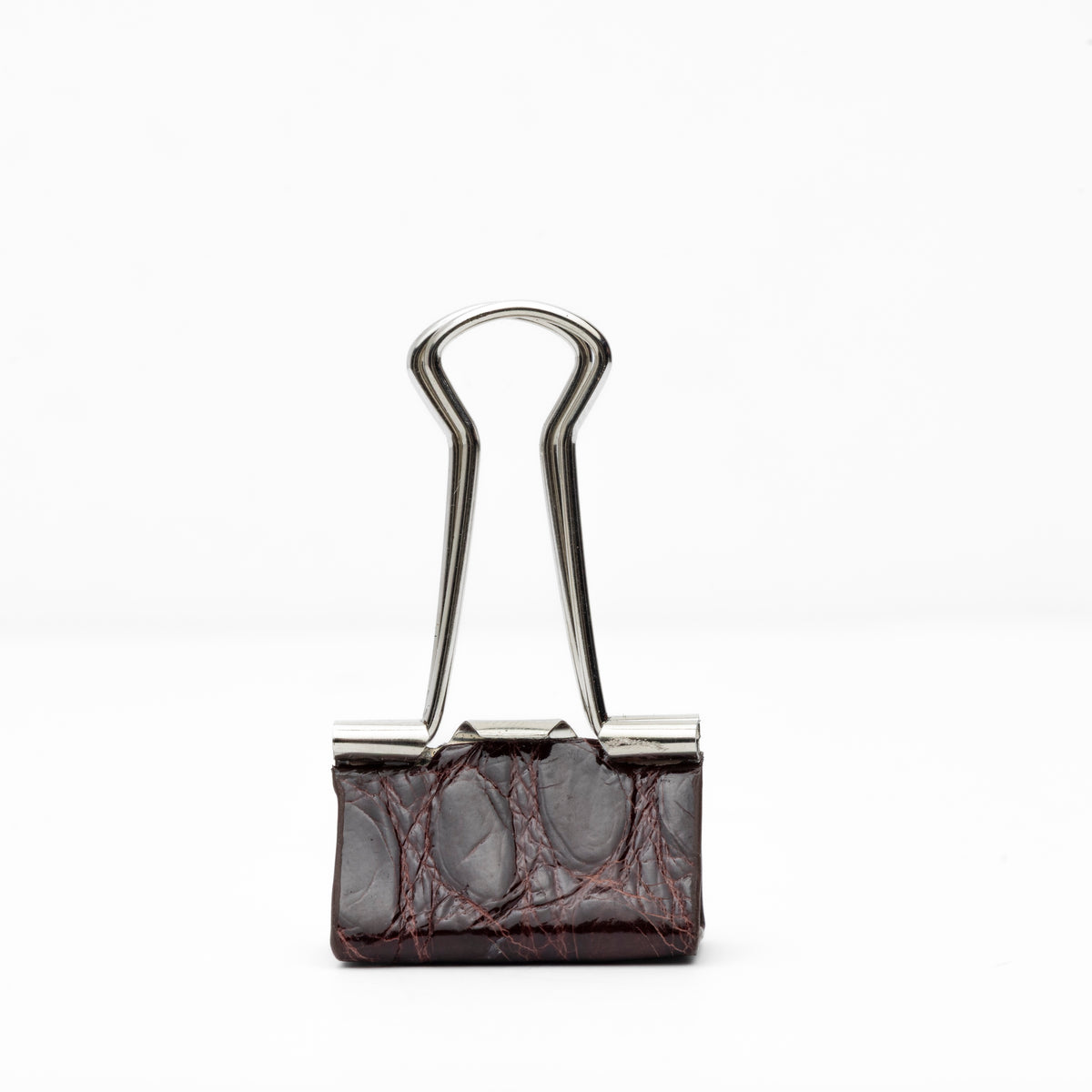 The Mahoney Clip in Glazed Alligator