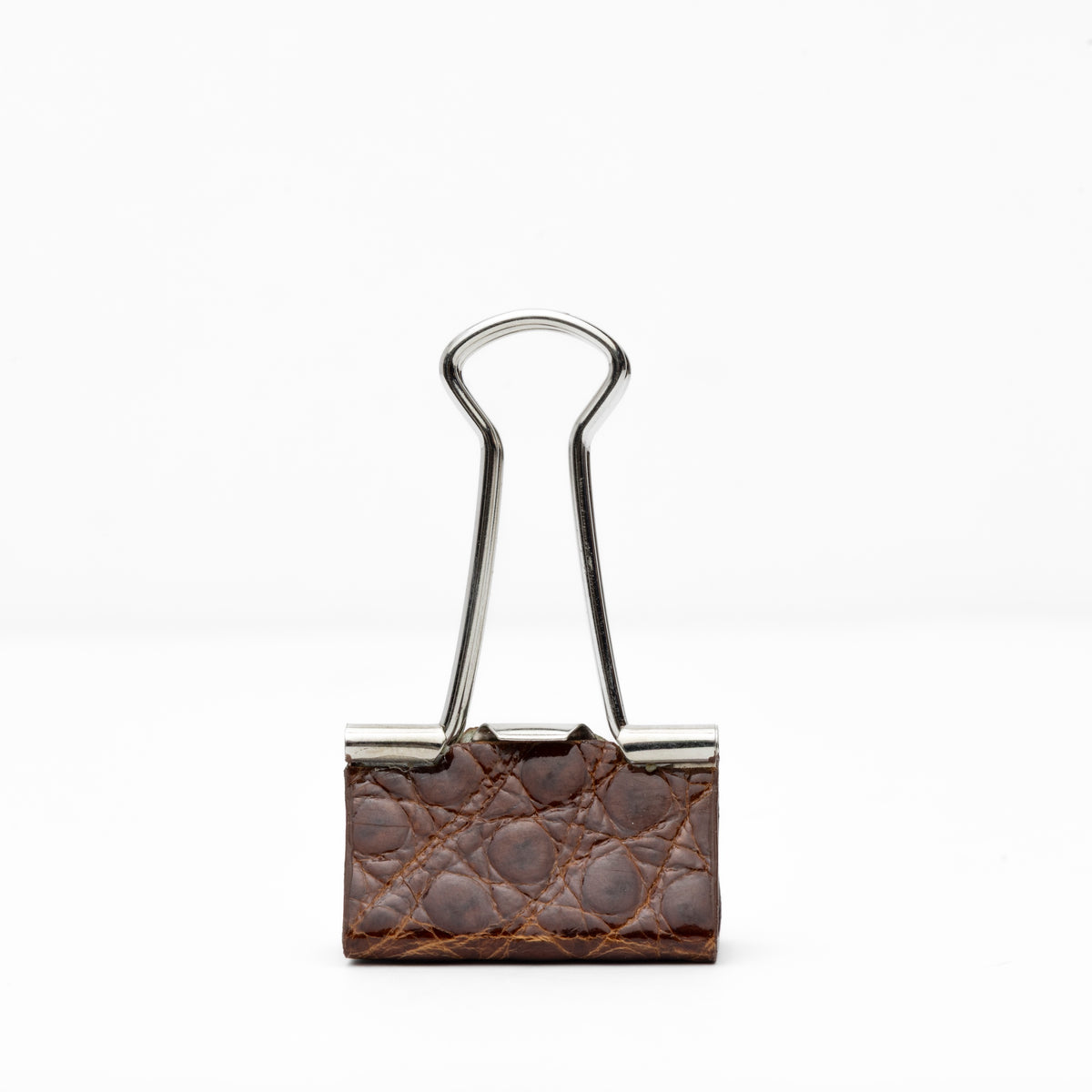 The Mahoney Clip in Glazed Alligator