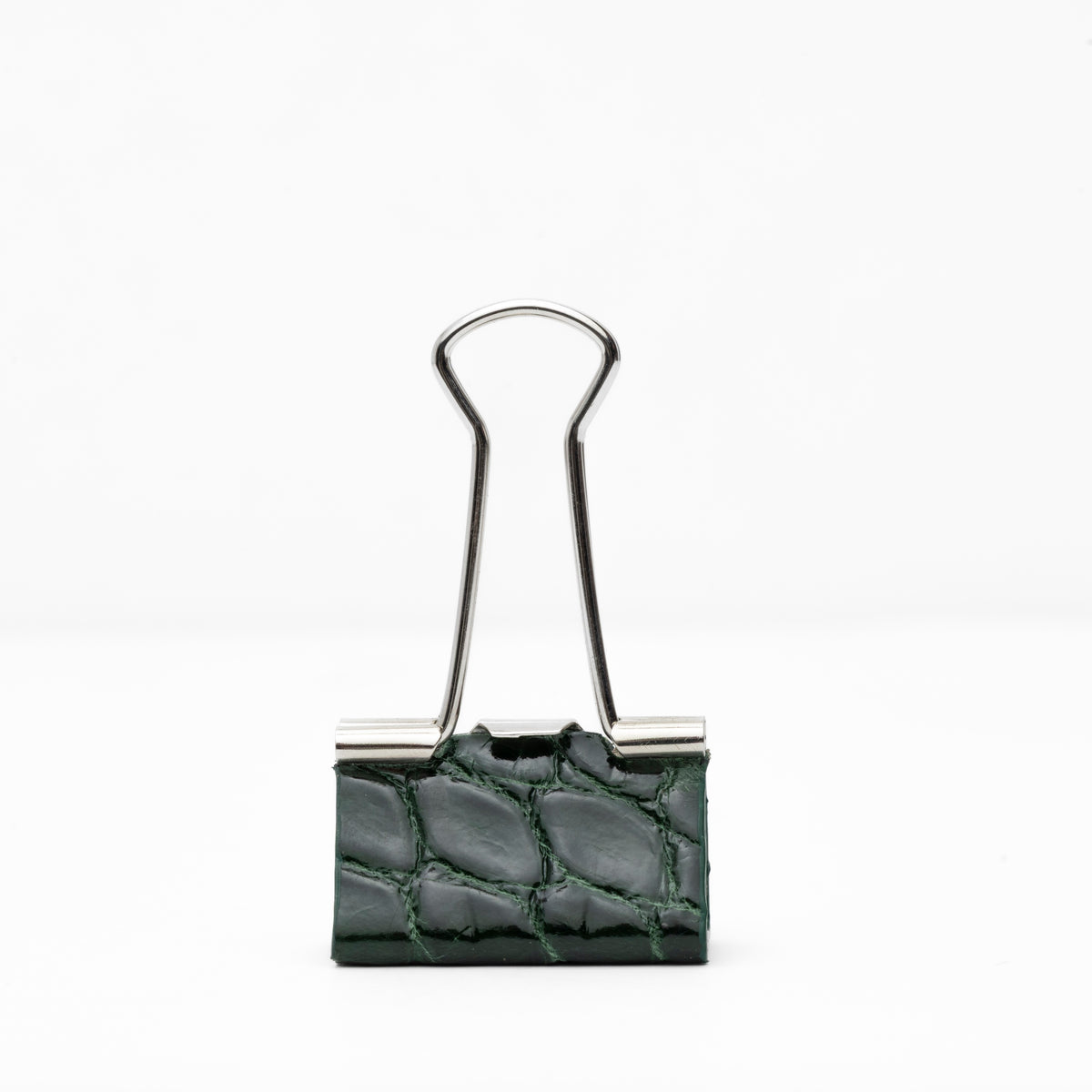 The Mahoney Clip in Glazed Alligator