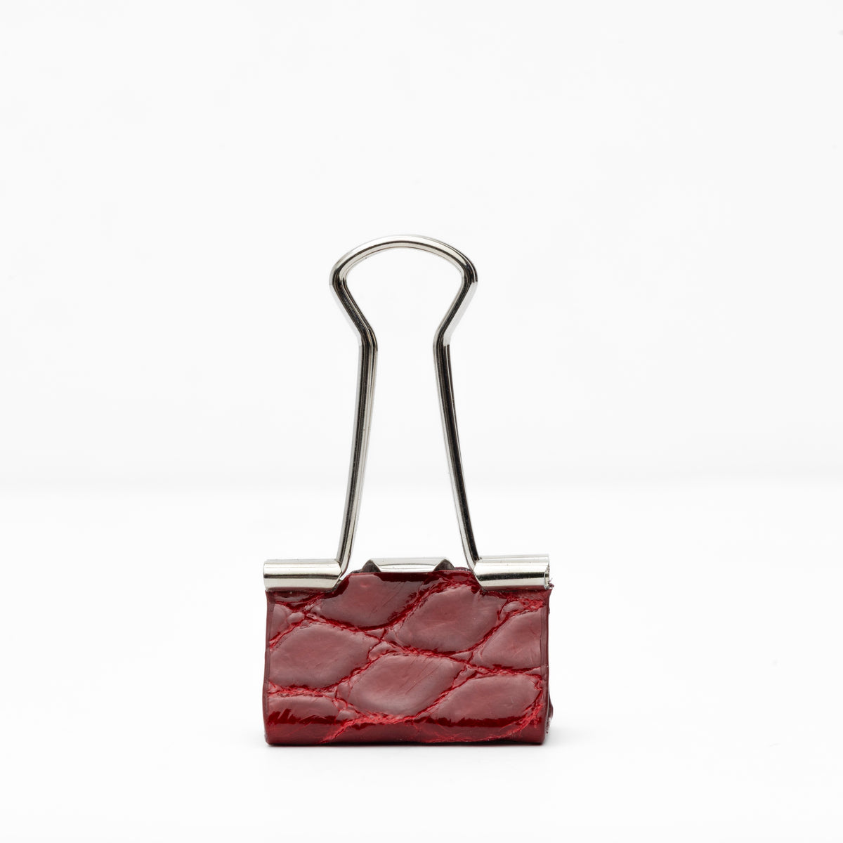 The Mahoney Clip in Glazed Alligator