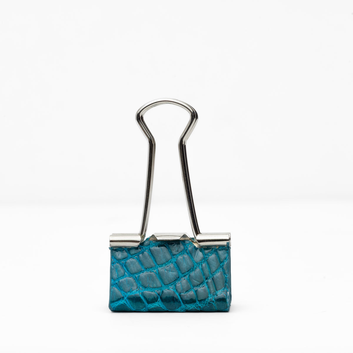 The Mahoney Clip in Glazed Alligator