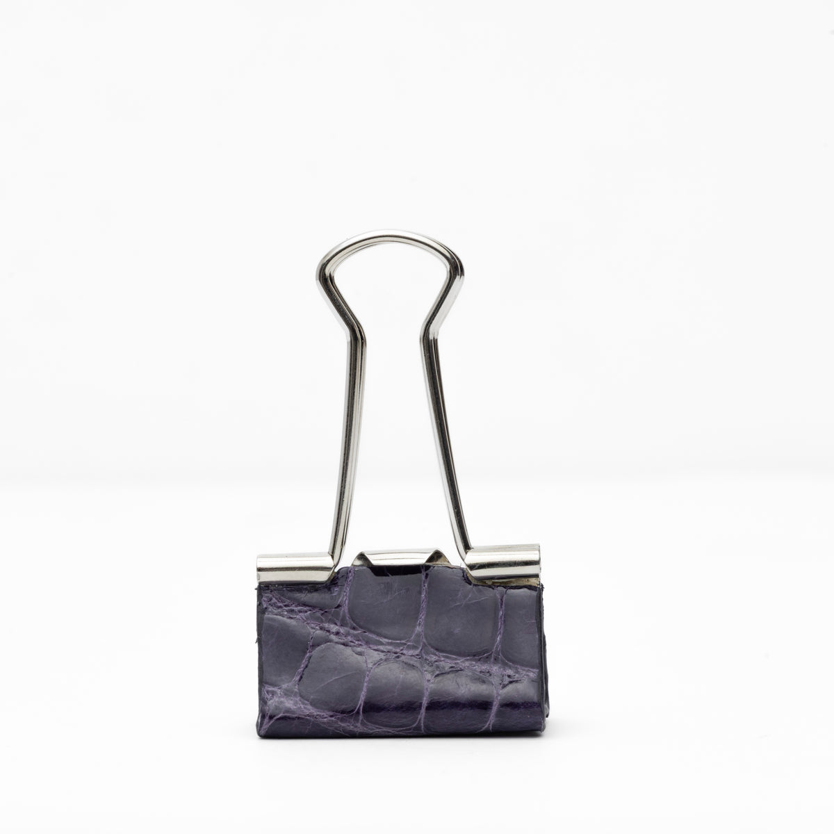 The Mahoney Clip in Glazed Alligator