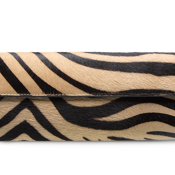 Calf Hair Classic Clutch