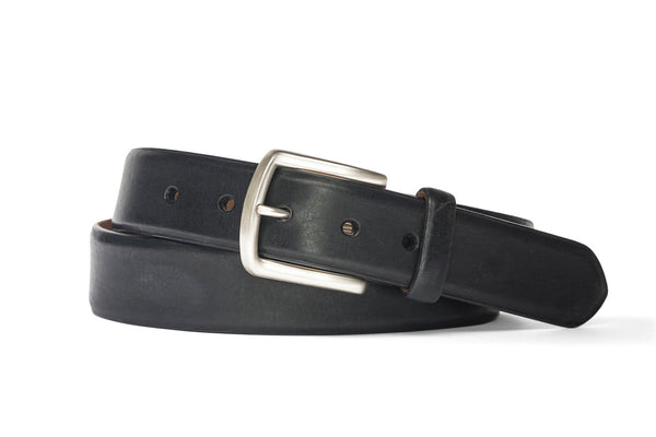 Apache Bison Belt with Antique Nickel Buckle - w.kleinberg