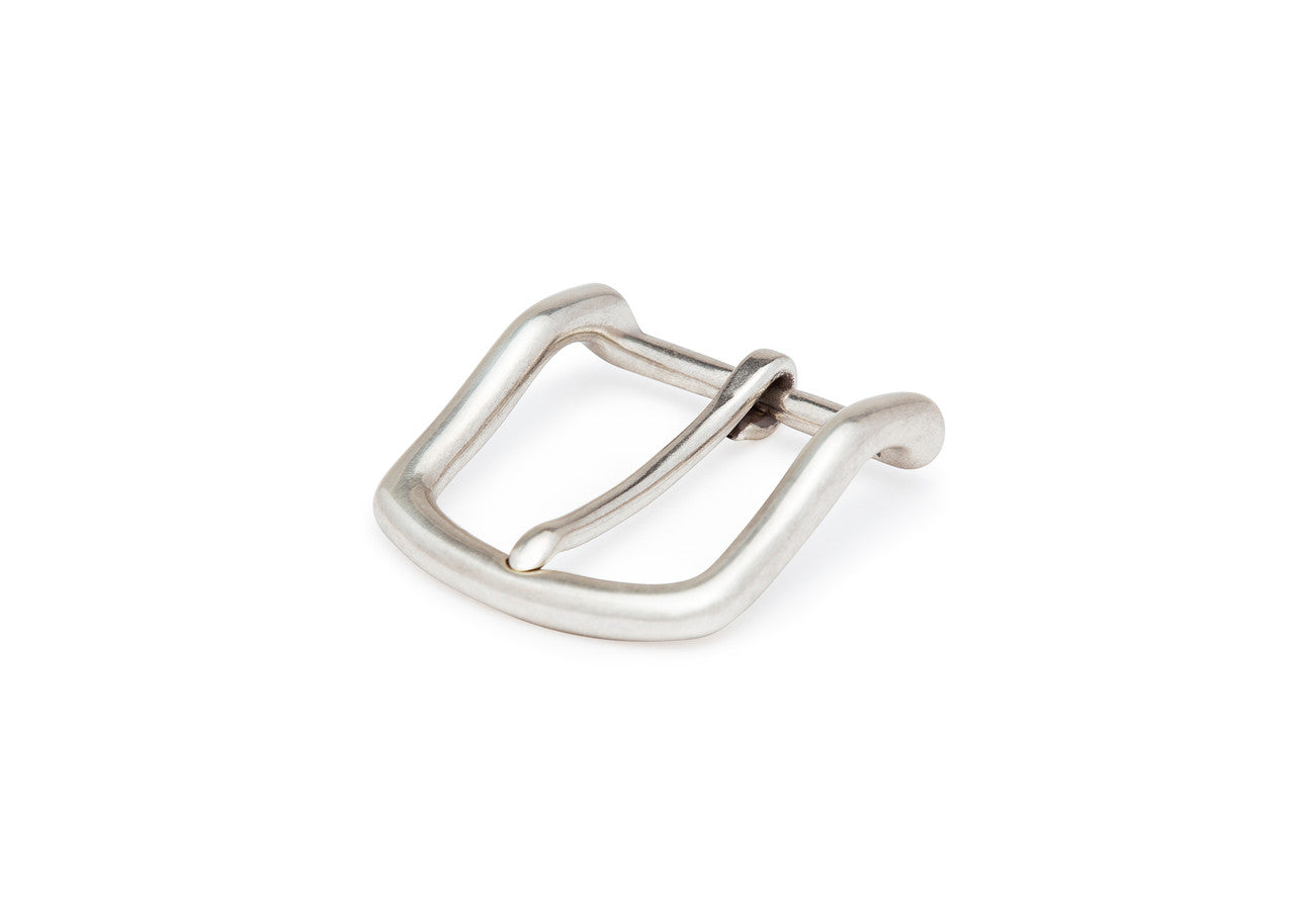 Rounded Brushed Nickel Buckle