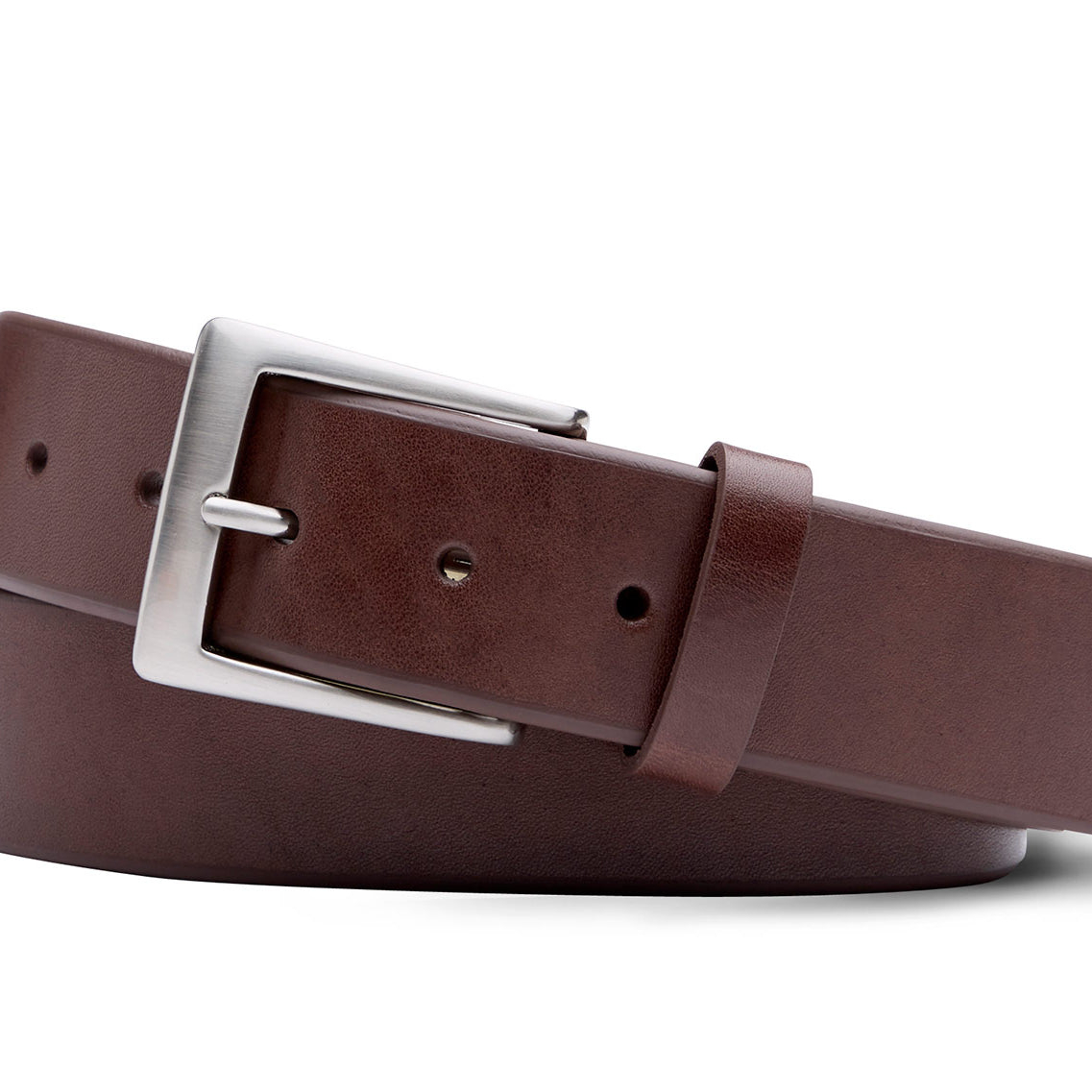 Venice Calf Belt with Brushed Nickel Buckle