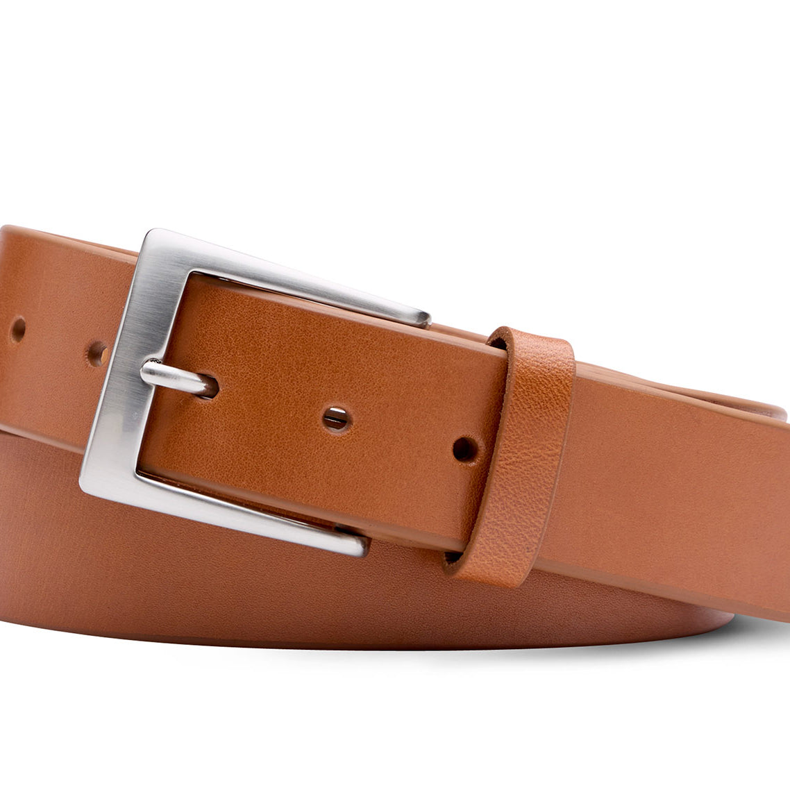 Venice Calf Belt with Brushed Nickel Buckle