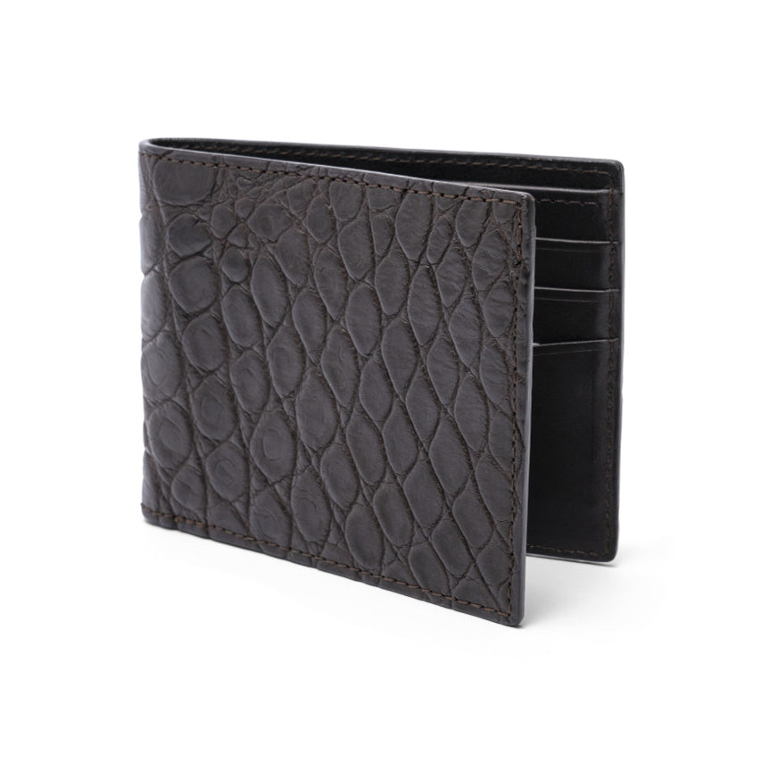 Matte Alligator Bifold Wallet