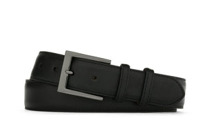 Matte Calf Belt with Gunmetal Buckle