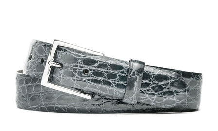 Tingas Crocodile Belt with Nickel Buckle