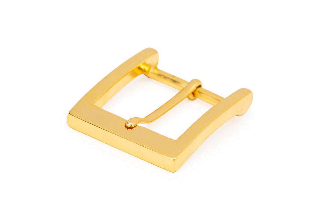 Square Shiny Gold Buckle