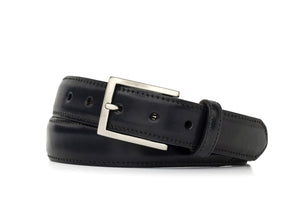 Horween Shell Cordovan Belt with Brushed Nickel Buckle