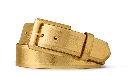 Karung Snake Belt with Covered Buckle