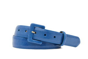 Narrow Karung Belt with Covered Buckle