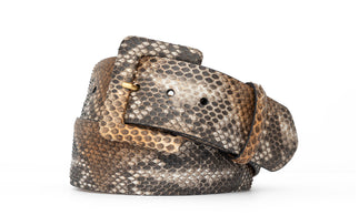 Python Belt with Covered Buckle
