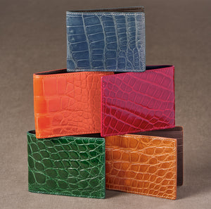 Glazed Alligator Bifold Wallet