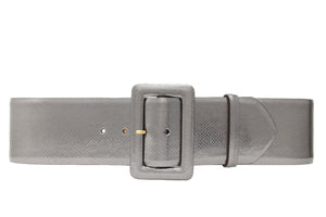 Wide Karung Belt with Covered Buckle