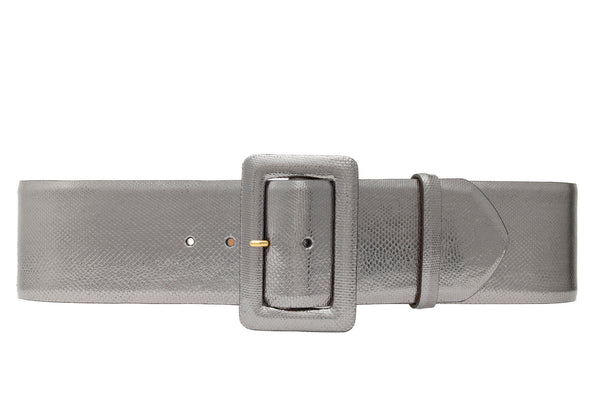 Wide Karung Belt with Covered Buckle - w.kleinberg