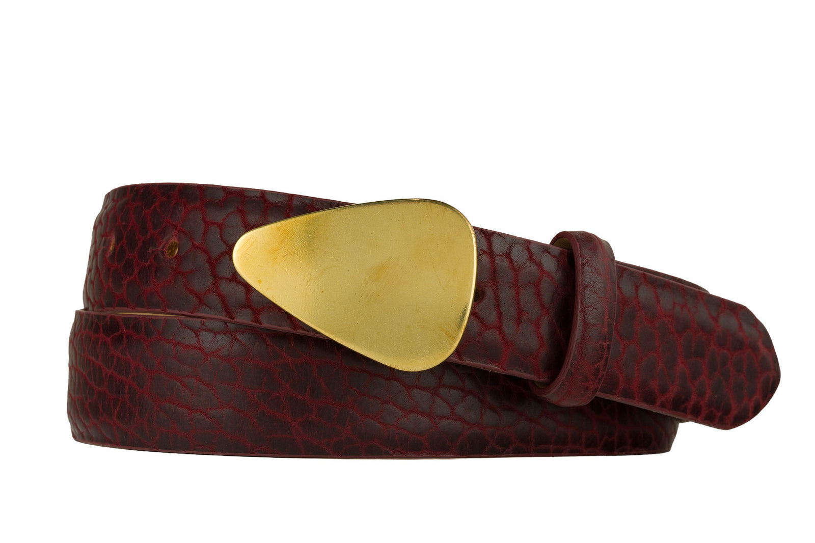 Tucson Bison Belt with Solid Brass Buckle