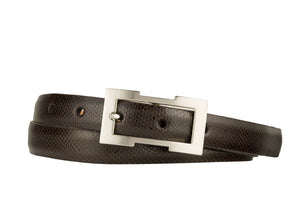Karung Belt with Brushed Nickel Buckle