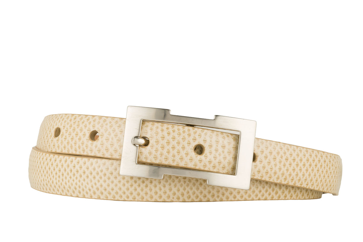 Karung Belt with Brushed Nickel Buckle